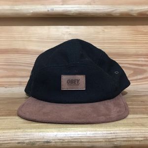 Obey five panel hat